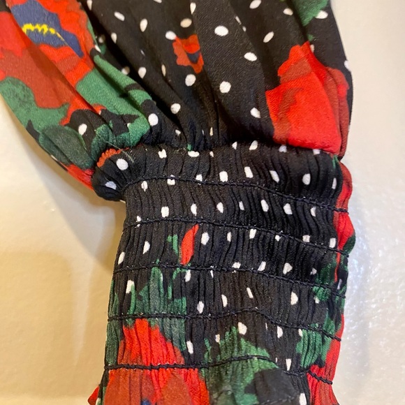 Beautiful, red, floral print dress by Free People, size small - Picture 5 of 12